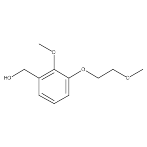 (2-(Methyloxy)-3-{[2-(methyloxy)ethyl]oxy}phenyl)methanol Structure