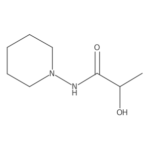 2-hydroxy-N-(piperidin-1-yl)propanamide Structure