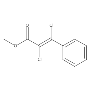 Methyl 2,3-dichloro-3-phenyl-2-propenoate结构式