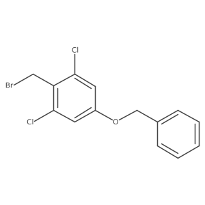 2-Bromomethyl-1,3-dichloro-5-benzyloxy-benzene Structure