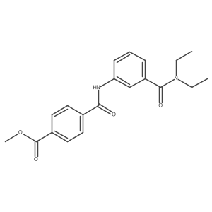 Methyl 4-{[3-(diethylcarbamoyl)phenyl]carbamoyl}benzoate Structure