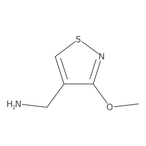 (3-Methoxyisothiazol-4-yl)methanamine Structure