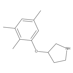 3-(2,3,5-Trimethylphenoxy)pyrrolidine Structure