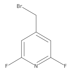 4-Bromomethyl-2,6-difluoropyridine Structure