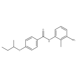 N-(3-Amino-2-methylphenyl)-4-(sec-butoxy)benzamide Structure