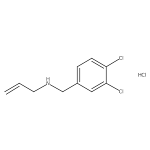 [(3,4-Dichlorophenyl)methyl](prop-2-en-1-yl)amine hydrochloride结构式