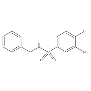 3-Amino-N-benzyl-4-chlorobenzenesulfonamide结构式