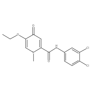 N-(3,4-dichlorophenyl)-5-ethoxy-1-methyl-4-oxo-1,4-dihydropyridine-2-carboxamide Structure