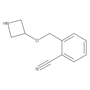 2-[(Azetidin-3-yloxy)methyl]benzonitrile Structure