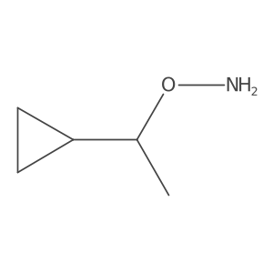 O-(1-cyclopropylethyl)hydroxylamine结构式