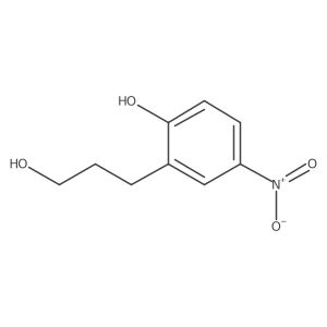2-(3-Hydroxypropyl)-4-nitrophenol Structure