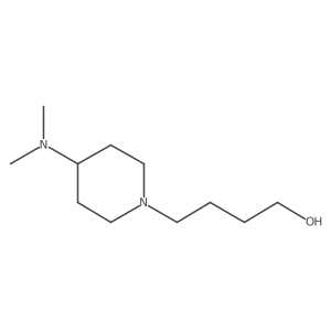 4-(4-(Dimethylamino)piperidin-1-yl)butan-1-ol结构式