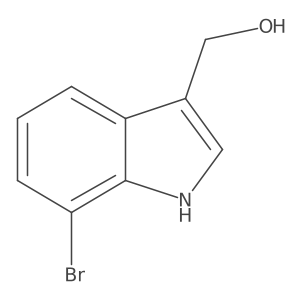 (7-Bromo-1H-indol-3-YL)methanol结构式