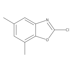 2-Chloro-5,7-dimethyl-1,3-benzoxazole结构式