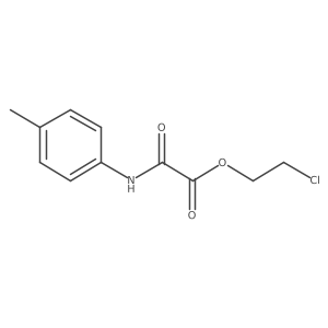 2-Chloroethyl [(4-methylphenyl)amino](oxo)acetate结构式