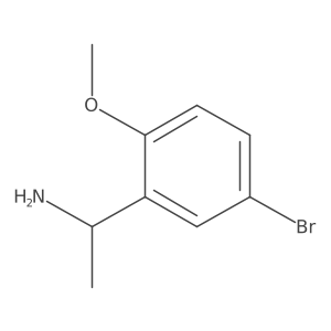 (R)-1-(5-Bromo-2-methoxyphenyl)ethanamine Structure