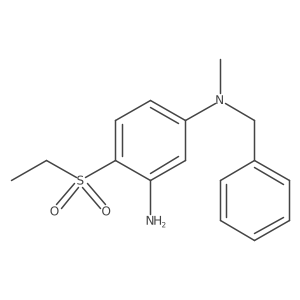 N1-Benzyl-4-(ethylsulfonyl)-N1-methyl-1,3-benzenediamine Structure