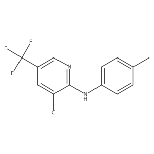 3-Chloro-N-(4-methylphenyl)-5-(trifluoromethyl)-2-pyridinamine结构式