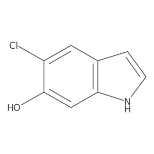 5-chloro-1H-indol-6-ol结构式