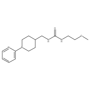 1-(2-Methoxyethyl)-3-((1-(pyridin-2-yl)piperidin-4-yl)methyl)urea结构式