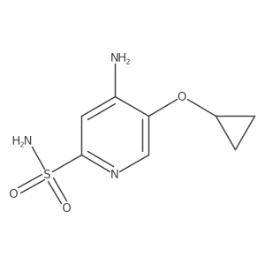4-Amino-5-cyclopropoxypyridine-2-sulfonamide Structure