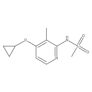 N-(4-Cyclopropoxy-3-methylpyridin-2-YL)methanesulfonamide Structure