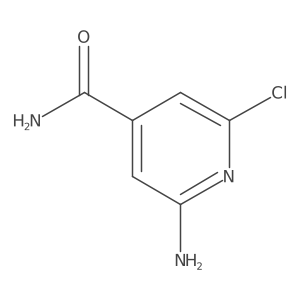 2-Amino-6-chloroisonicotinamide Structure