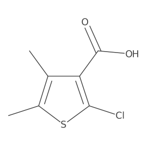 2-Chloro-4,5-dimethylthiophene-3-carboxylic acid Structure