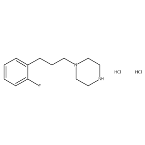 1-[3-(2-Fluorophenyl)propyl]piperazine dihydrochloride结构式