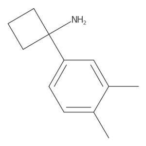 1-(3,4-Dimethylphenyl)cyclobutan-1-amine Structure