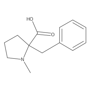 2-Benzyl-1-methylpyrrolidine-2-carboxylic acid结构式