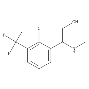 (R)-2-(2-Chloro-3-(trifluoromethyl)phenyl)-2-(methylamino)ethan-1-ol Structure