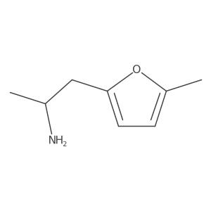 (2S)-1-(5-methylfuran-2-yl)propan-2-amine结构式