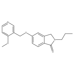 5-[(4-methoxypyridin-3-yl)methoxy]-2-propyl-3H-isoindol-1-one Structure