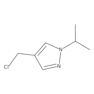 4-(chloromethyl)-1-(propan-2-yl)-1H-pyrazole结构式