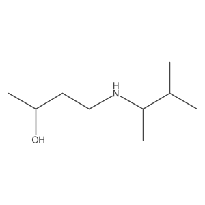 4-[(3-Methylbutan-2-yl)amino]butan-2-ol Structure