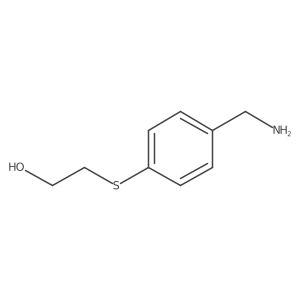 2-((4-(Aminomethyl)phenyl)thio)ethan-1-ol Structure