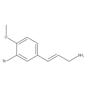 3-(3-Bromo-4-methoxyphenyl)prop-2-en-1-amine Structure