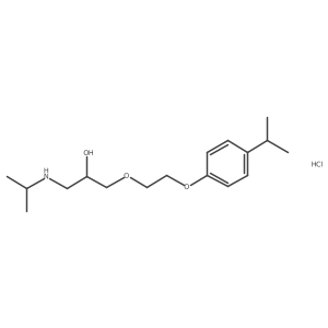 1-(Isopropylamino)-3-(2-(4-isopropylphenoxy)ethoxy)propan-2-ol hydrochloride Structure