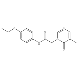 N-(4-ethoxyphenyl)-2-(5-methyl-6-oxopyrimidin-1(6H)-yl)acetamide结构式