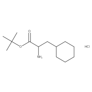 Tert-butyl 2-amino-3-cyclohexylpropanoate hydrochloride Structure