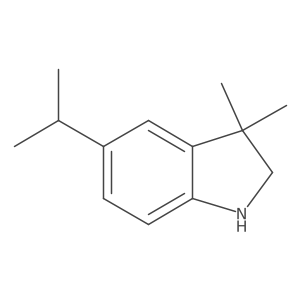 3,3-dimethyl-5-(propan-2-yl)-2,3-dihydro-1H-indole Structure