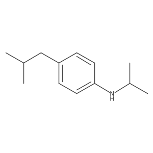 4-(2-Methylpropyl)-N-(propan-2-YL)aniline结构式
