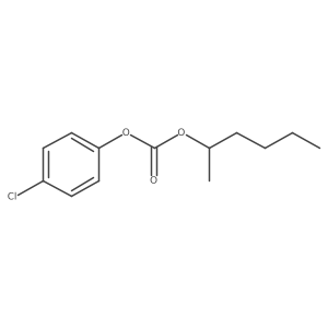 (4-Chlorophenyl) hexan-2-yl carbonate结构式