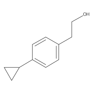 2-(4-Cyclopropylphenyl)ethan-1-ol结构式