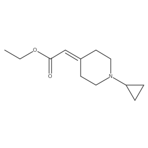 Ethyl 2-(1-cyclopropylpiperidin-4-ylidene)acetate Structure