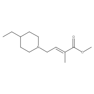 Methyl 4-(4-ethylpiperidin-1-yl)-2-methylbut-2-enoate结构式