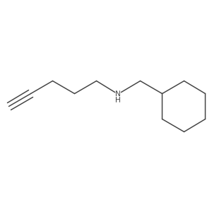 (Cyclohexylmethyl)(pent-4-yn-1-yl)amine Structure