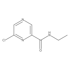 6-Chloro-N-ethylpyrazine-2-carboxamide结构式