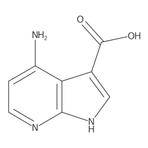 4-amino-1H-pyrrolo[2,3-b]pyridine-3-carboxylicacid结构式